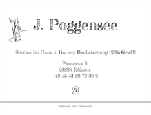 Tablet Screenshot of jens-poggensee.de